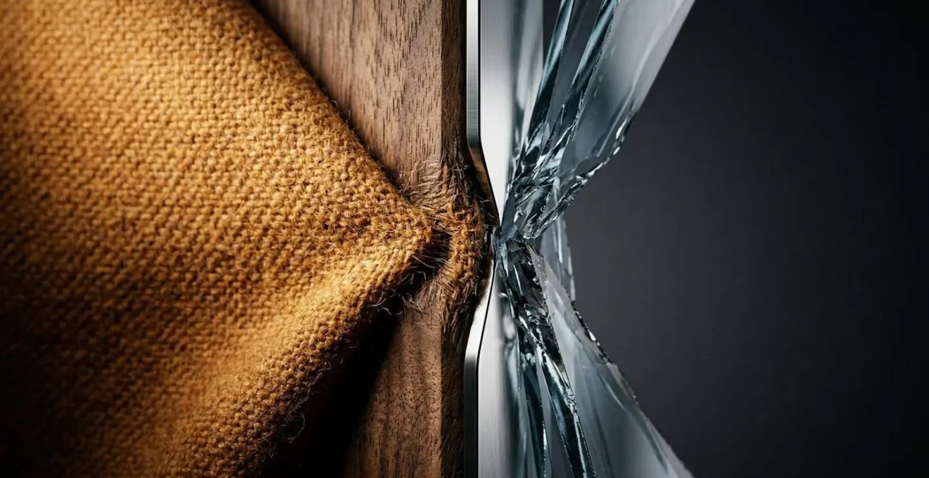 Représentation symbolique de la dissonance cognitive provoquée par l'humour noir dans l'esprit humain