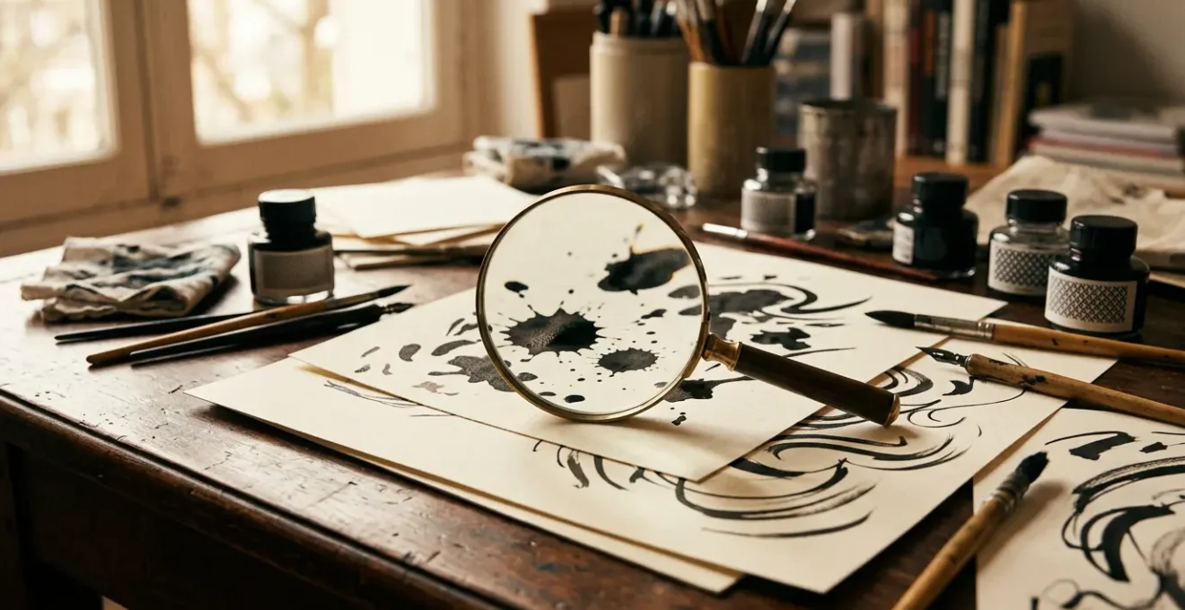 Composition visuelle évoquant l'univers de la bande dessinée humoristique avec éléments graphiques abstraits