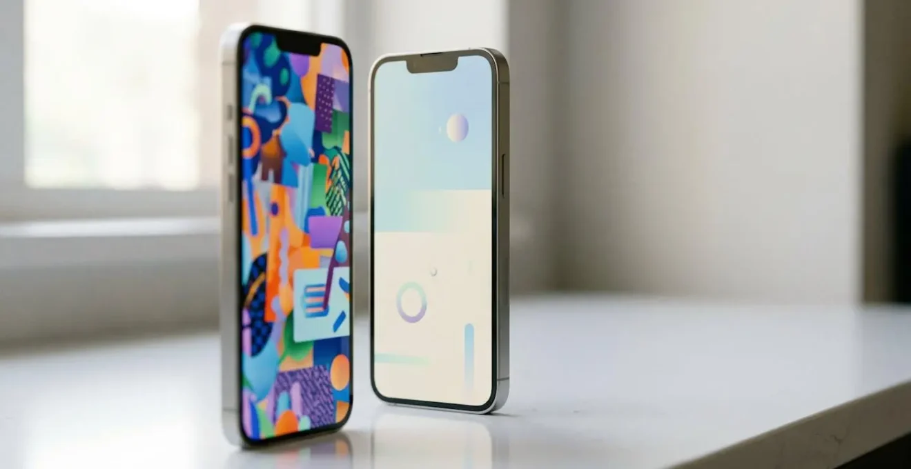 Représentation visuelle du fossé générationnel dans la communication numérique contemporaine