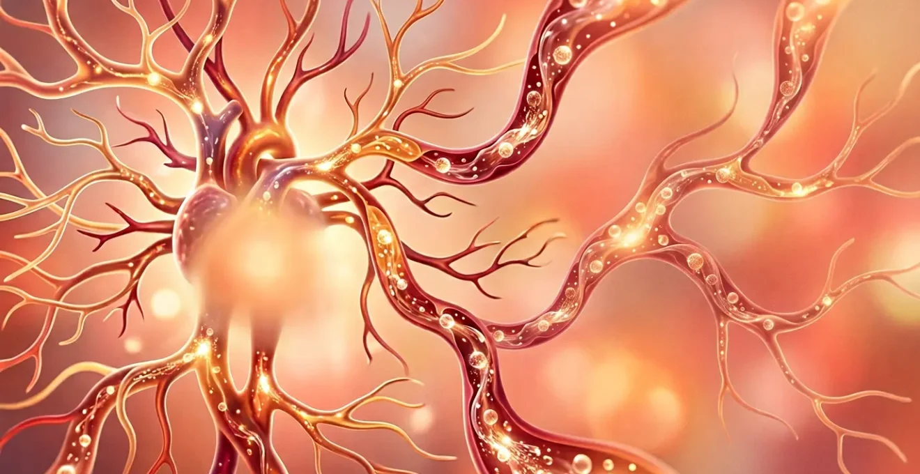 Illustration scientifique représentant l'impact du rire sur le système cardiovasculaire