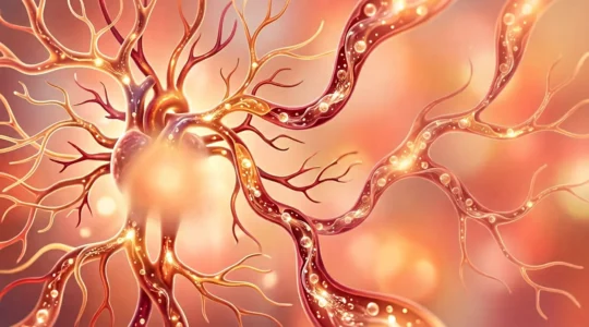 Illustration scientifique représentant l'impact du rire sur le système cardiovasculaire