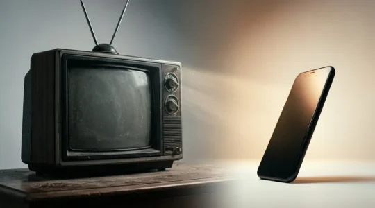 Confrontation symbolique entre l'ère télévisuelle et l'ère numérique de l'humour en France