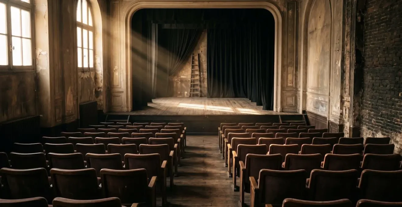 Environnement minimaliste évoquant la planification budgétaire pour production de spectacle à Paris
