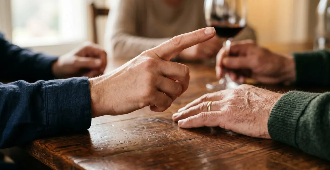 Gros plan sur des mains expressives en pleine conversation animée autour d'une table